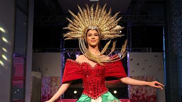 Alena Kucheruk represented Belarus in the Miss Universe pageant