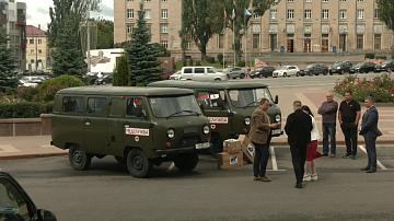 Гуманитарную помощь для медиков Курской области России отправили представители Витебского региона