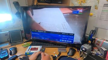 The broadcasting of the international satellite Belarus 24 TV channel is organized in Antarctica