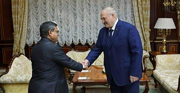 The President held a meeting with the Indian Ambassador to Belarus
