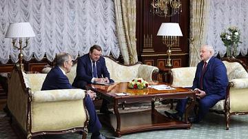 А. Лукашенко провёл переговоры с главой МИД России С. Лавровым