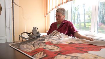 В Витебске создали эксклюзивную коллекцию ковров к 80-летию Победы