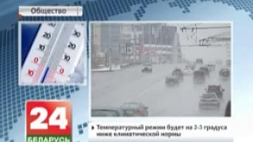 Sleet expected in Belarus this week