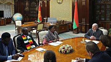 Promising projects of Minsk and Harare were discussed at the meeting of the President of Belarus with the Head of the Senate of Zimbabwe