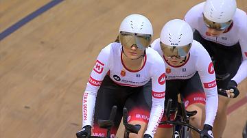 The Minsk Arena Velodrome hosts an international competition