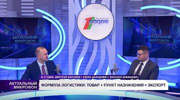 ФОРМУЛА ЛОГИСТИКИ: ТОВАР + ПУНКТ НАЗНАЧЕНИЯ = ЭКСПОРТ | Виталий ВАБИЩЕВИЧ в эфире
