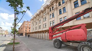 В Минске реконструируют Главпочтамт