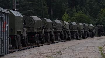 Первый военный эшелон из России прибыл в Беларусь для участия в учениях «Запад-2025»