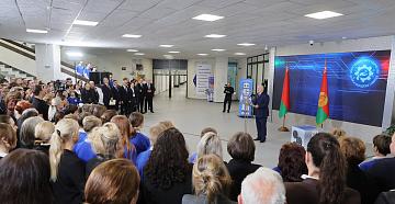 The President opened the Minsk City Technical Creativity Center for Children and Youth