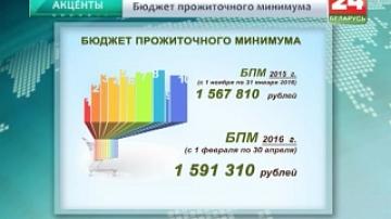 В Беларуси установлен новый бюджет прожиточного минимума -1 млн. 591 тыс. 310 рублей