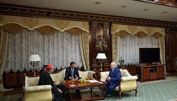 Aleksandr Lukashenko met with Cardinal Claudio Gugerotti, Prefect of the Dicastery for the Eastern Churches in the Vatican