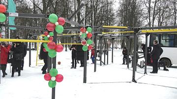 Новый спортивный объект открыли в Бешенковичах