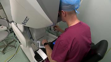 A remote surgery was performed in Minsk using a robotic system.