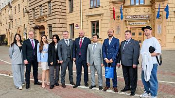 The Belarus 24 TV channel is popular with viewers from Azerbaijan