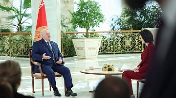 А. Лукашенко дал интервью Медиакорпорации China Media Group