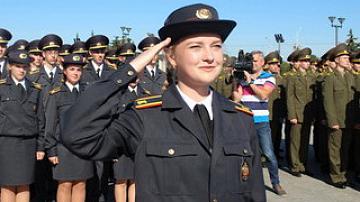 First-year students of Ministry of Internal Affairs Academy take oath of allegiance