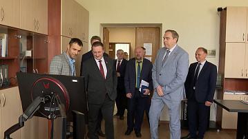 А. Turchin got acquainted with the developments of the Institute of Mechanical Engineering of the National Academy of Sciences of Belarus