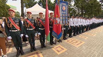 Первый в Беларуси сквер спасателей открыли в Гомеле