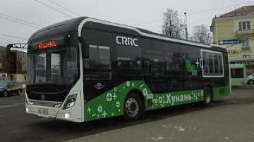 Китайские электробусы обкатывают в Могилеве