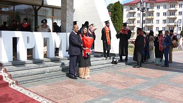  Around 300 international students graduated from Grodno State Medical University