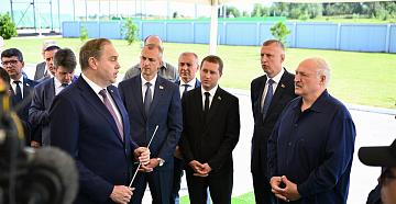 The President discussed cooperation with Uzbekistan in Orsha District