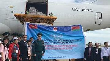 Belarusian humanitarian cargo being distributed in Vietnam