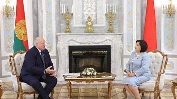 Президент Беларуси провёл встречу с главой парламента Азербайджана