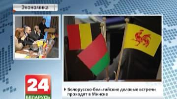 Беларуска-бельгійскія дзелавыя сустрэчы прайшлі ў Мінску
