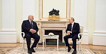 The Presidents of Belarus and Russia held a meeting in the Kremlin