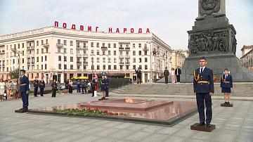 В Минске открылась Почётная Вахта Памяти на посту №1