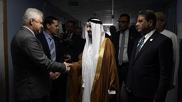 The Arab Parliament delegation visited the Belarusian Institute of Strategic Research