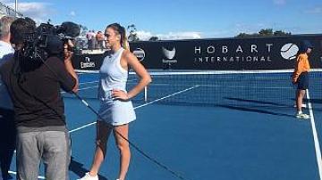 Belarusian Arina Sobolenko into quarterfinals of Hobart tournament