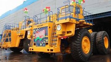 3000th 130-ton BelAZ truck produced in Zhodino