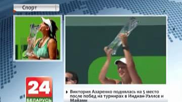 Вікторыя Азаранка - у топ-5 рэйтынгу WTA