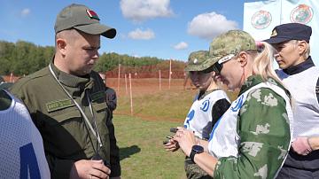 В Гродно прошёл международный чемпионат по служебному биатлону
