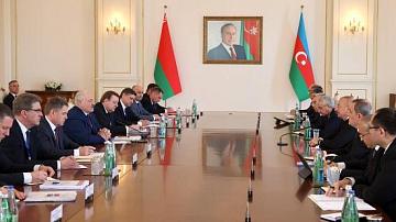 Александр Лукашенко и Ильхам Алиев провели переговоры 