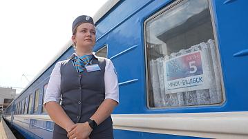 The Festival Locomotive is preparing to be shipped to Vitebsk
