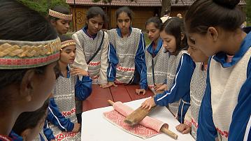 Children from India came to the camp Zubrenok for a holiday