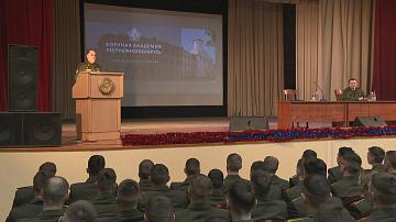 Госсекретарь Совбеза встретился с курсантами Военной академии
