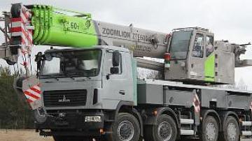 First crane truck by joint Belarusian-Chinese enterprise