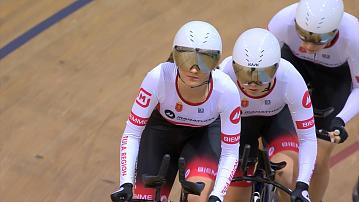 The Minsk Arena Velodrome hosts an international competition