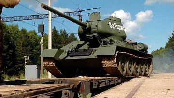 Танки Т-34 прибыли в Беларусь для участия в параде 3 июля