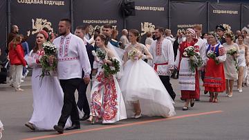 Belarusians take part in the international wedding festival "Connecting Hearts" in Moscow