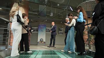 A photo exhibition has opened at the National Library of Belarus to mark the 20th anniversary of its new building