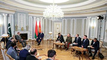 А. Lukashenko held negotiations with the Prime Minister of Pakistan
