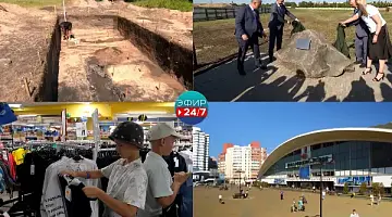 Cенсационные находки археологов в Гомельской области / Реконструкция Комаровского рынка