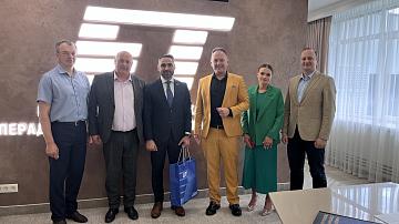 В Белтелерадиокомпании состоялась встреча с делегацией космического агентства Азербайджанской Республики