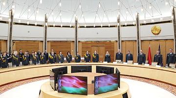 About 500 women of many children serve in the internal affairs bodies