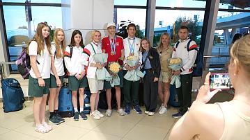 The Belarusian delegation returned from the European Youth Olympic Festival