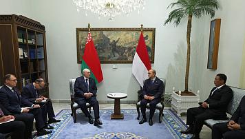 The President of Belarus is paying an official visit to Indonesia